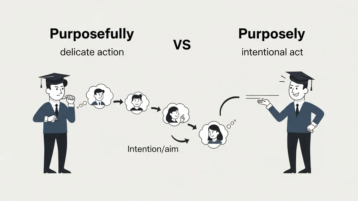 Purposefully or Purposely