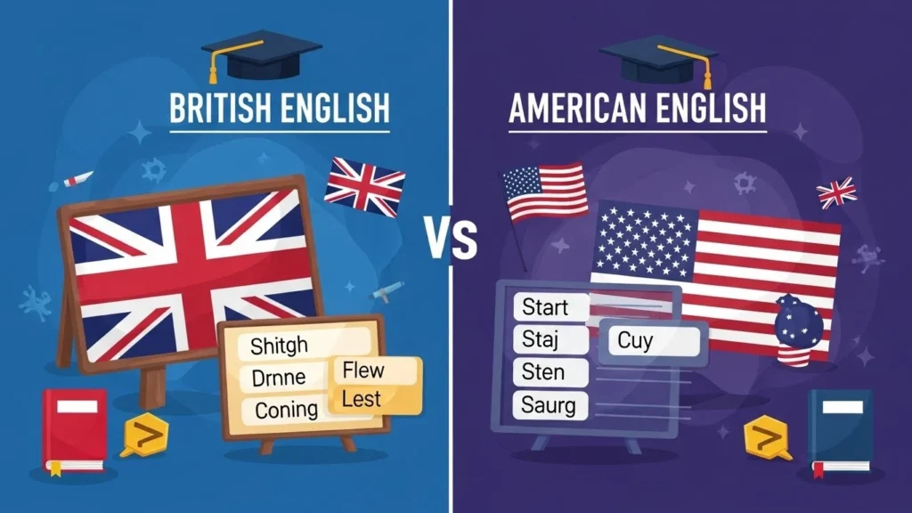 British English vs American English Spelling