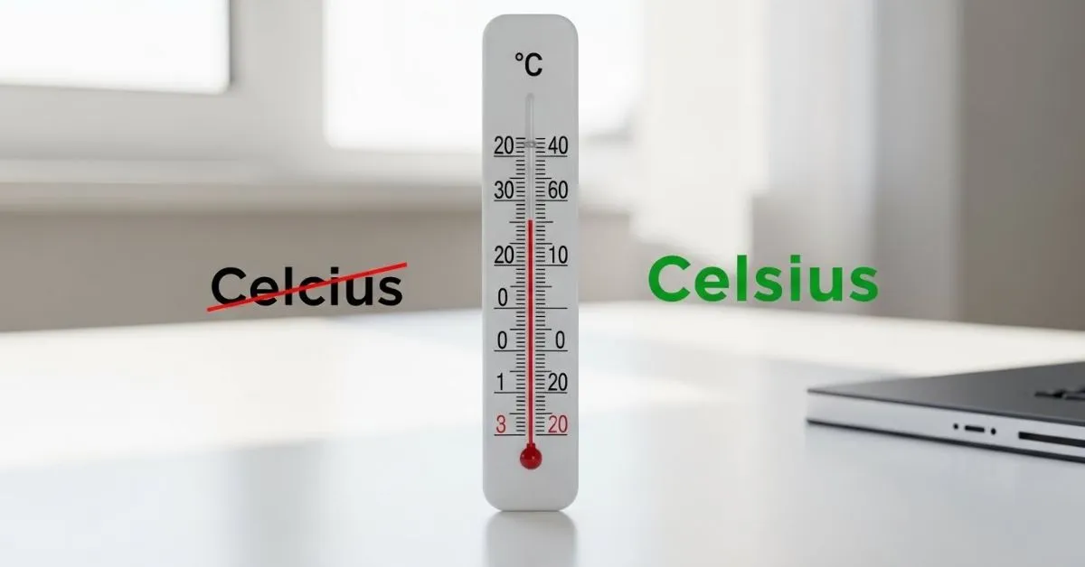 celcius or celsius