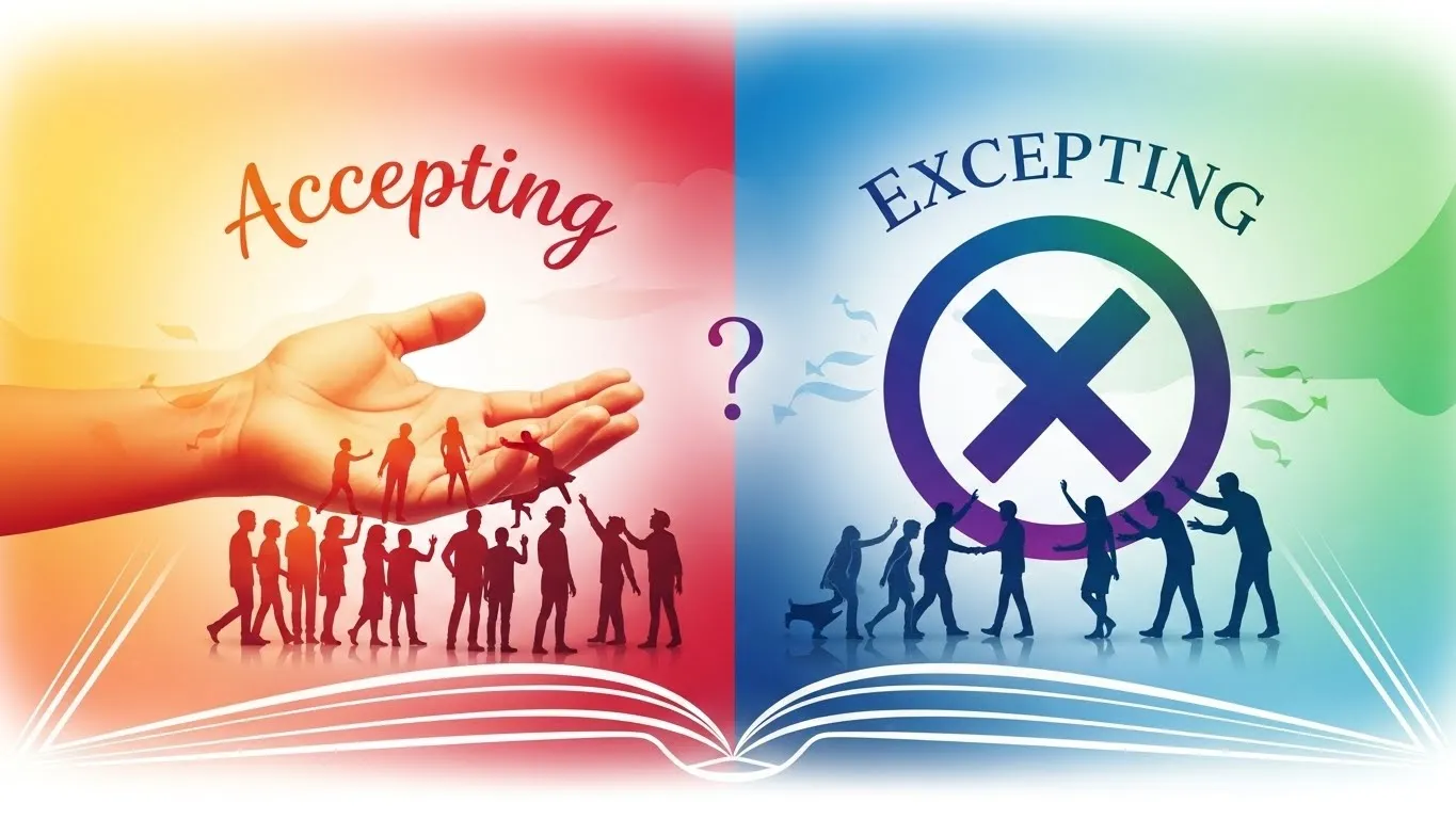 Accepting or Excepting