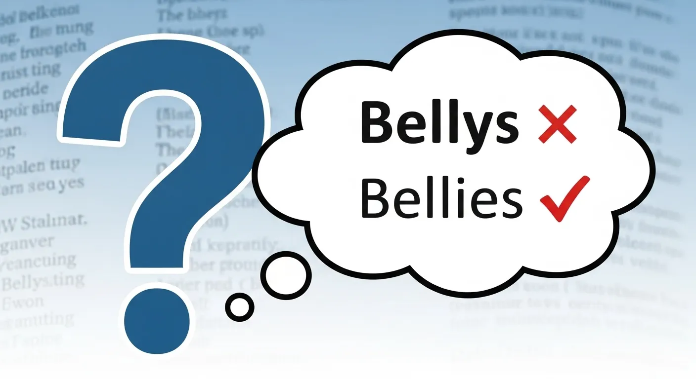 Bellys or Bellies