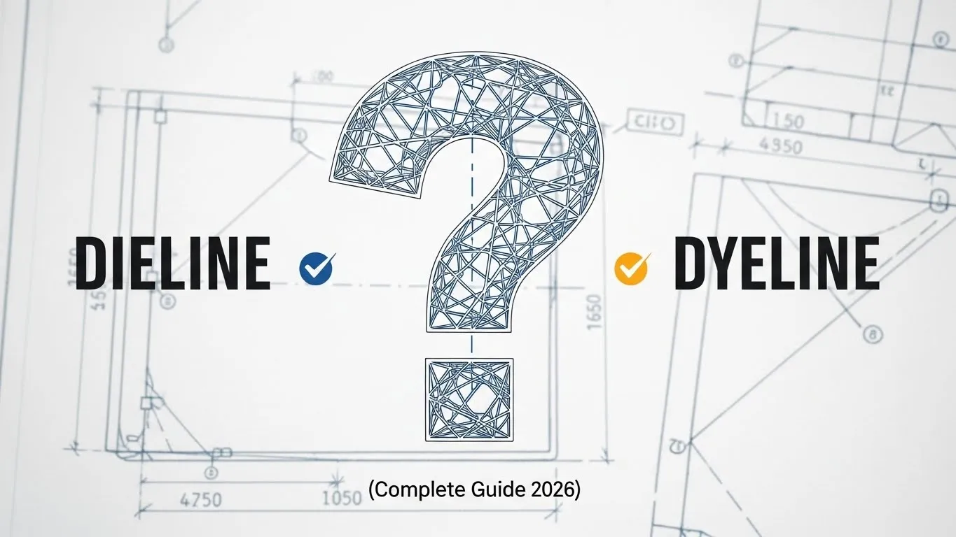dieline or dyeline