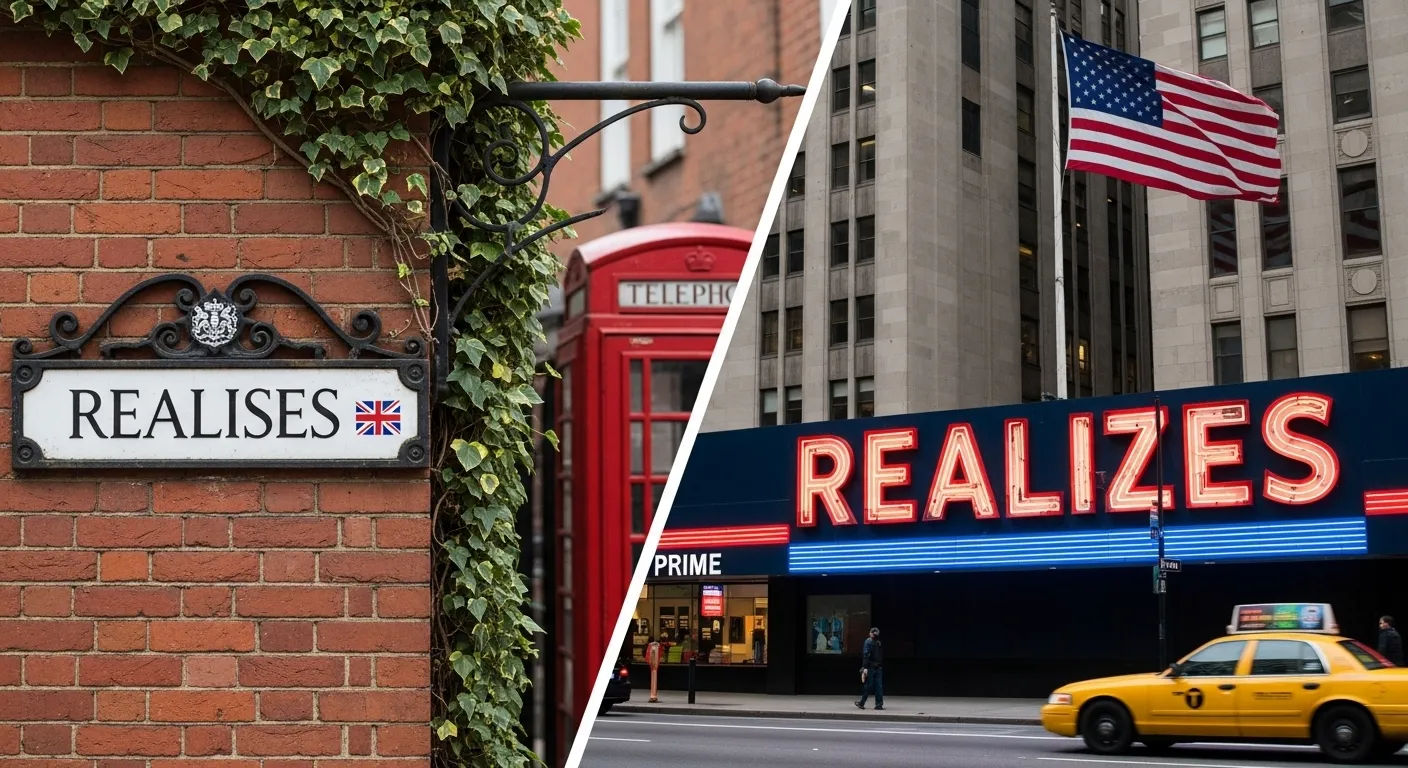 Realises or Realizes