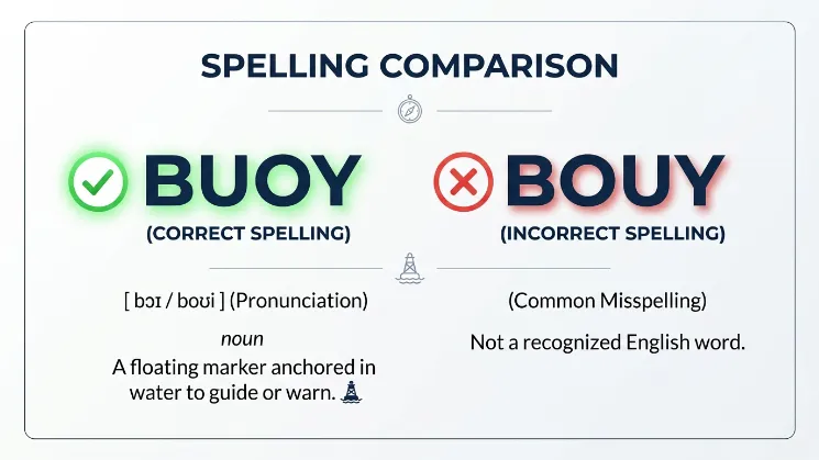 Bouy or Buoy Quick Answer