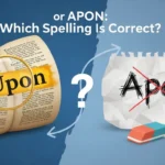 Upon or Apon