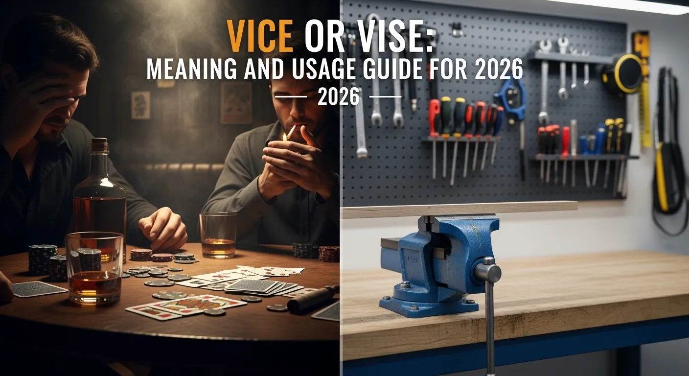 Vice or Vise