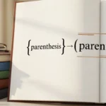 parenthesis or parentheses