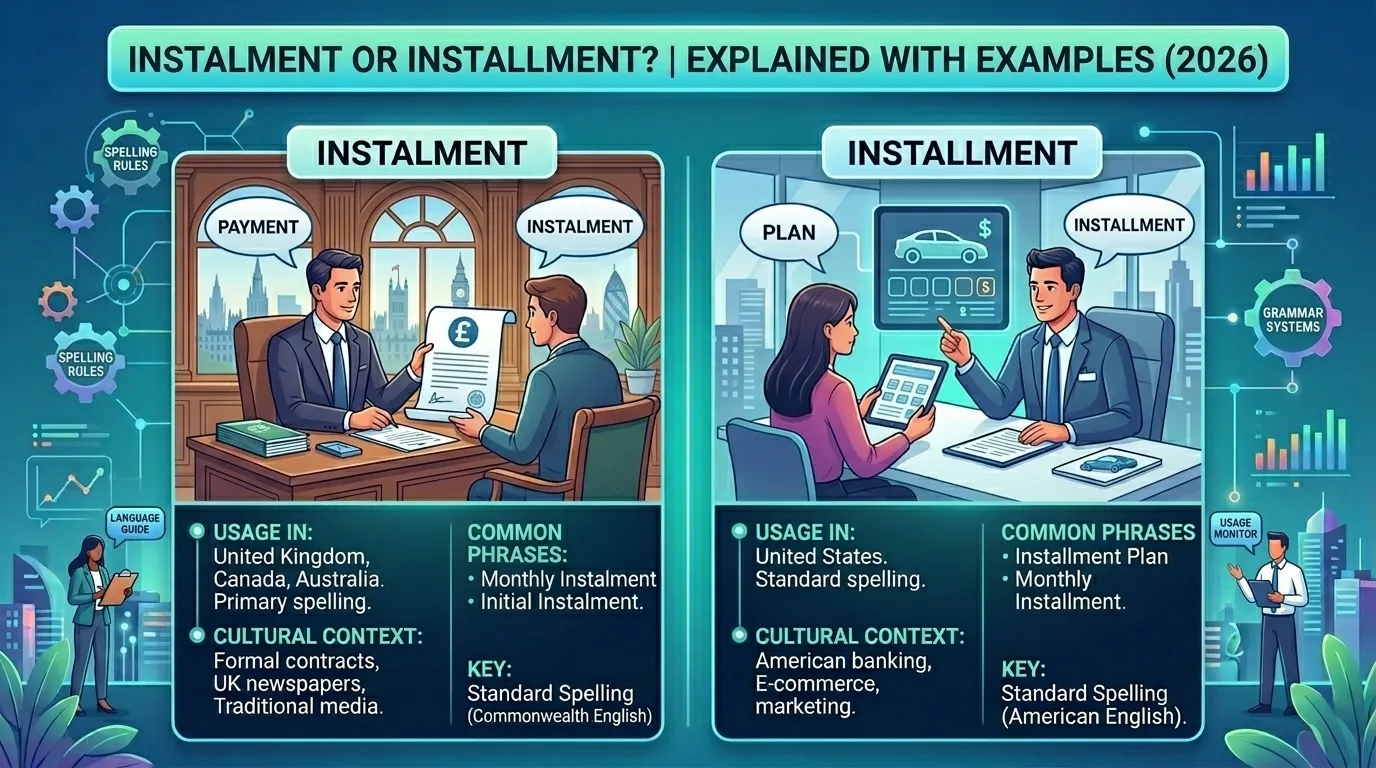 instalment or installment