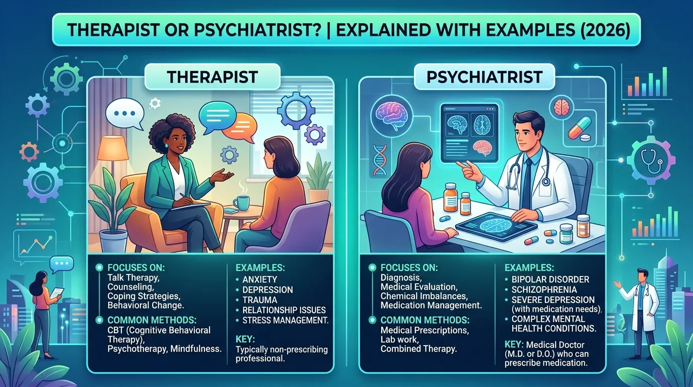 Therapist or Psychiatrist
