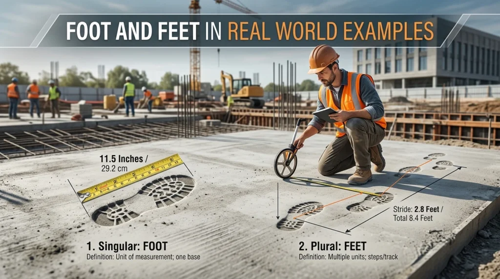 Foot and Feet in Real, World Examples
