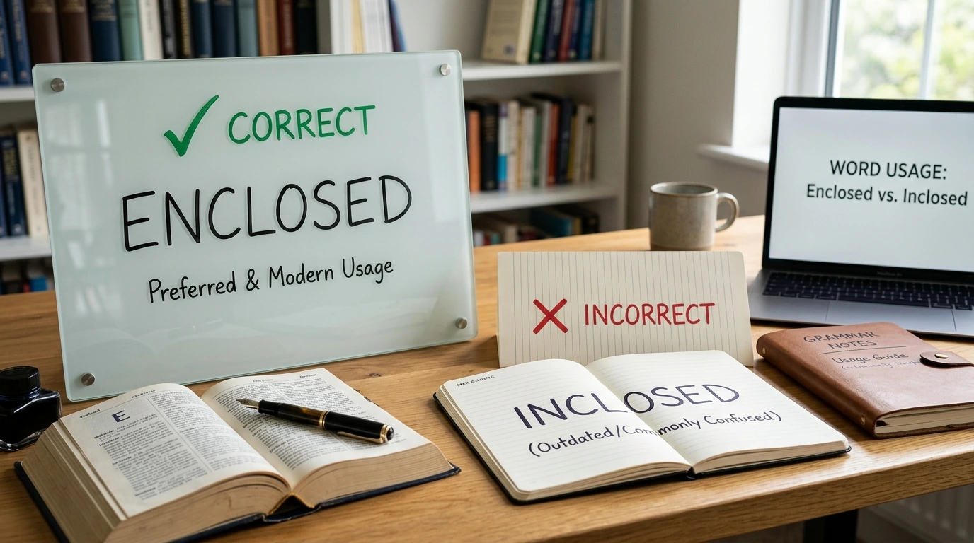 Inclosed or Enclosed