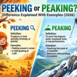 Peeking or Peaking