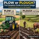 Plow or Plough
