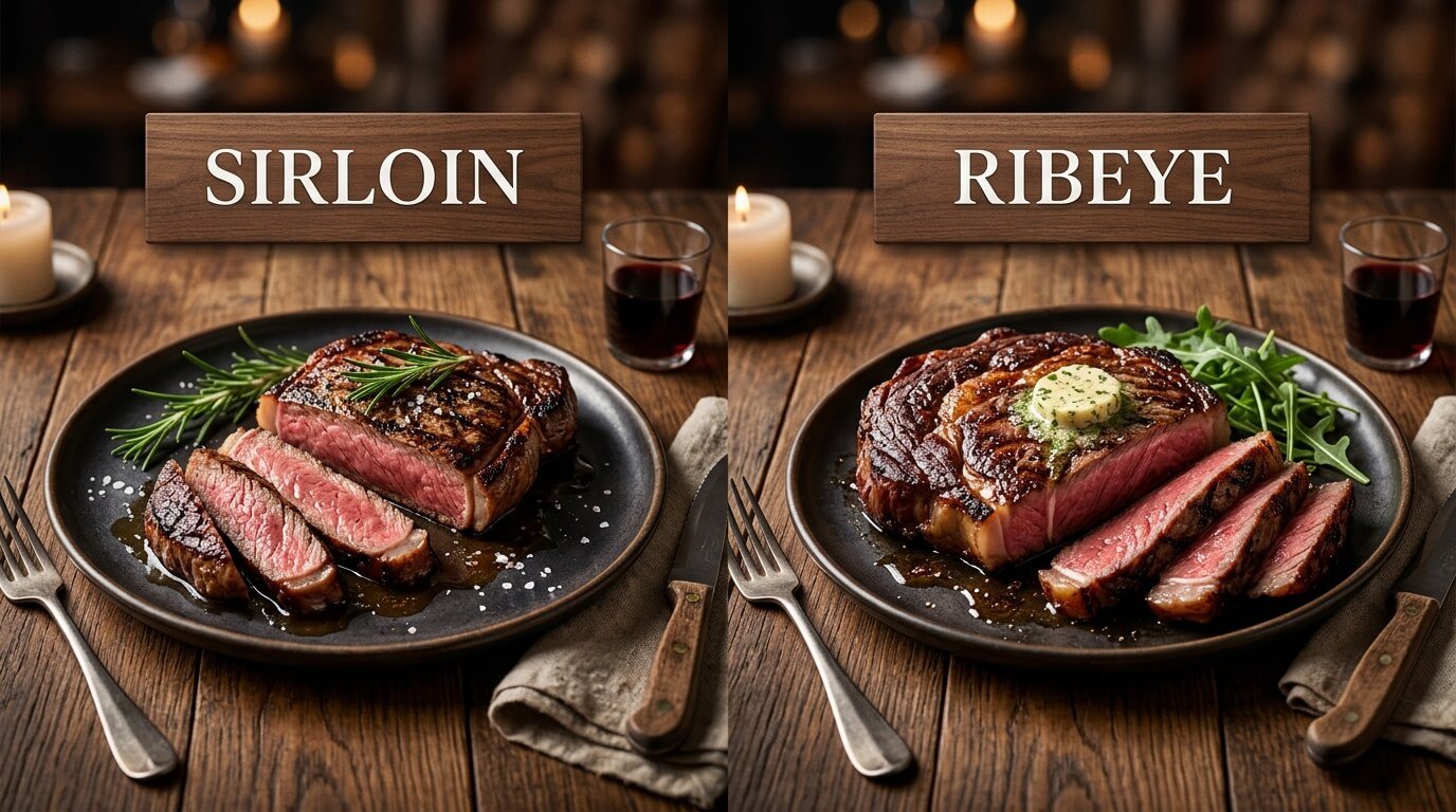 Sirloin or Ribeye