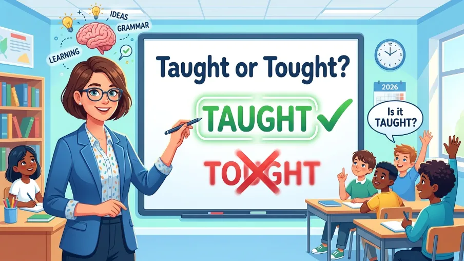 Taught or Tought