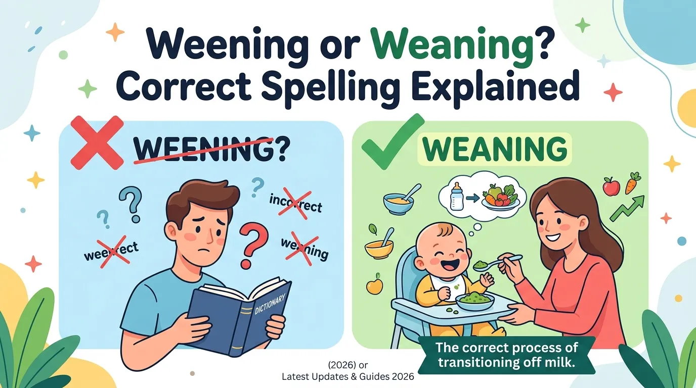 Weening or Weaning