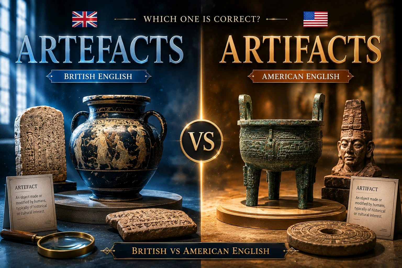 Artefacts or Artifacts