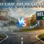 Believe or Belive