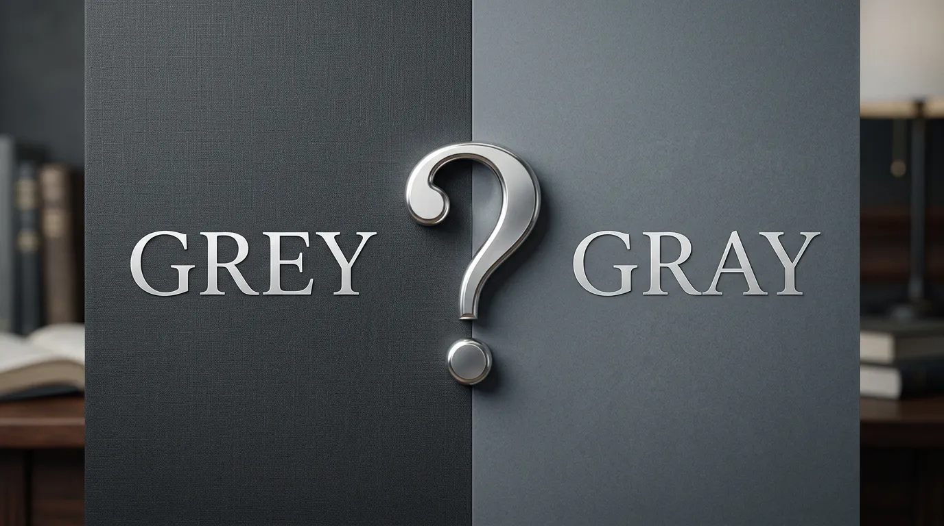 Grey or Gray