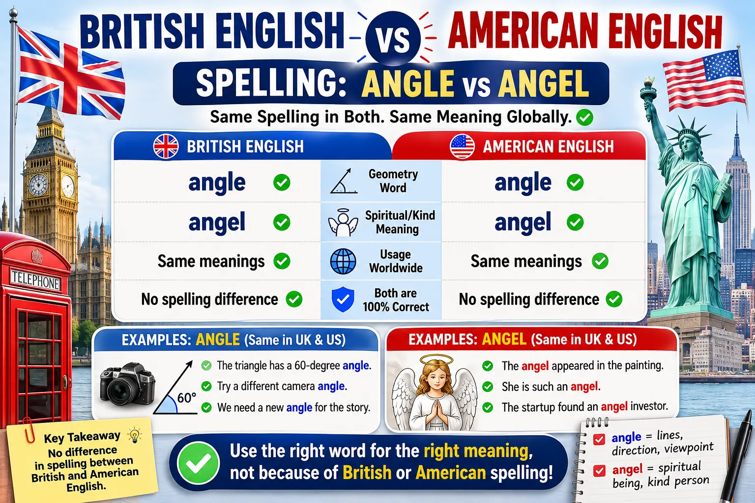 British English vs American English Spelling