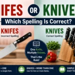 Knifes or Knives: Which Spelling Is Correct?