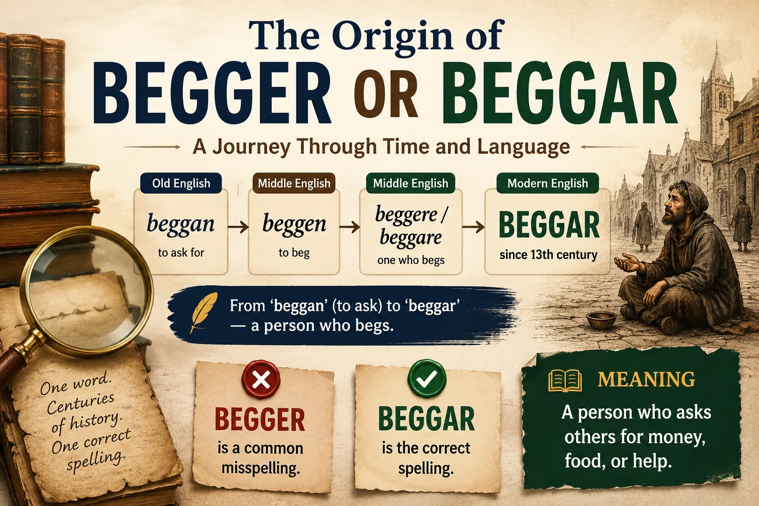 The Origin of Begger or Beggar