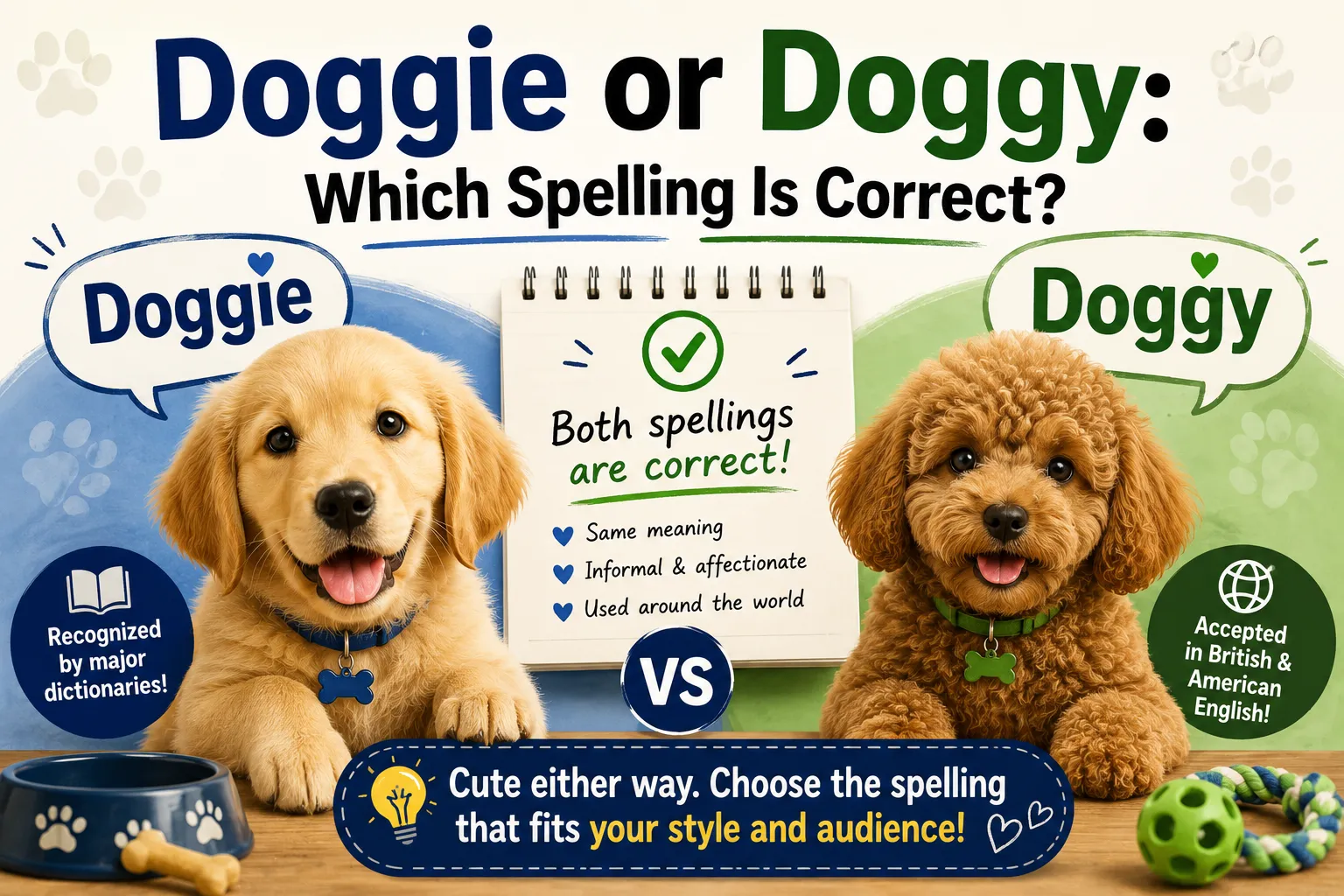 Doggie or Doggy: Which Spelling Is Correct?