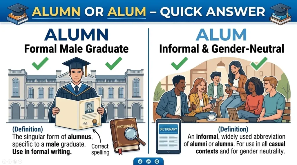 Alumn or Alum: Quick Answer