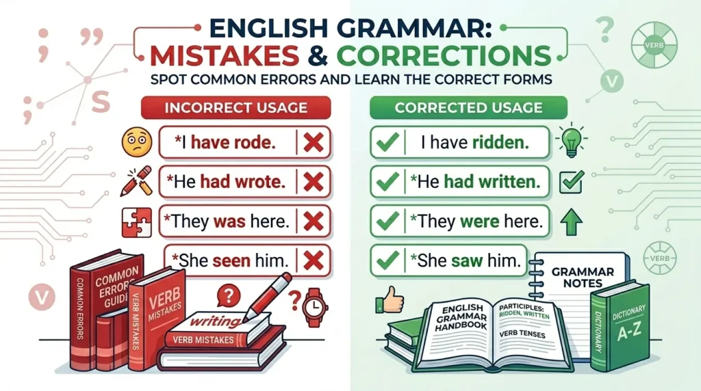 Common Mistakes with Ridden or Rode