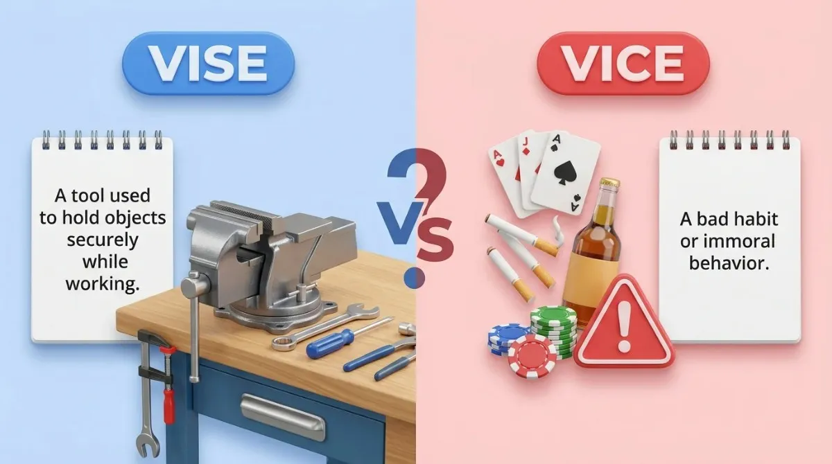Vise or Vice