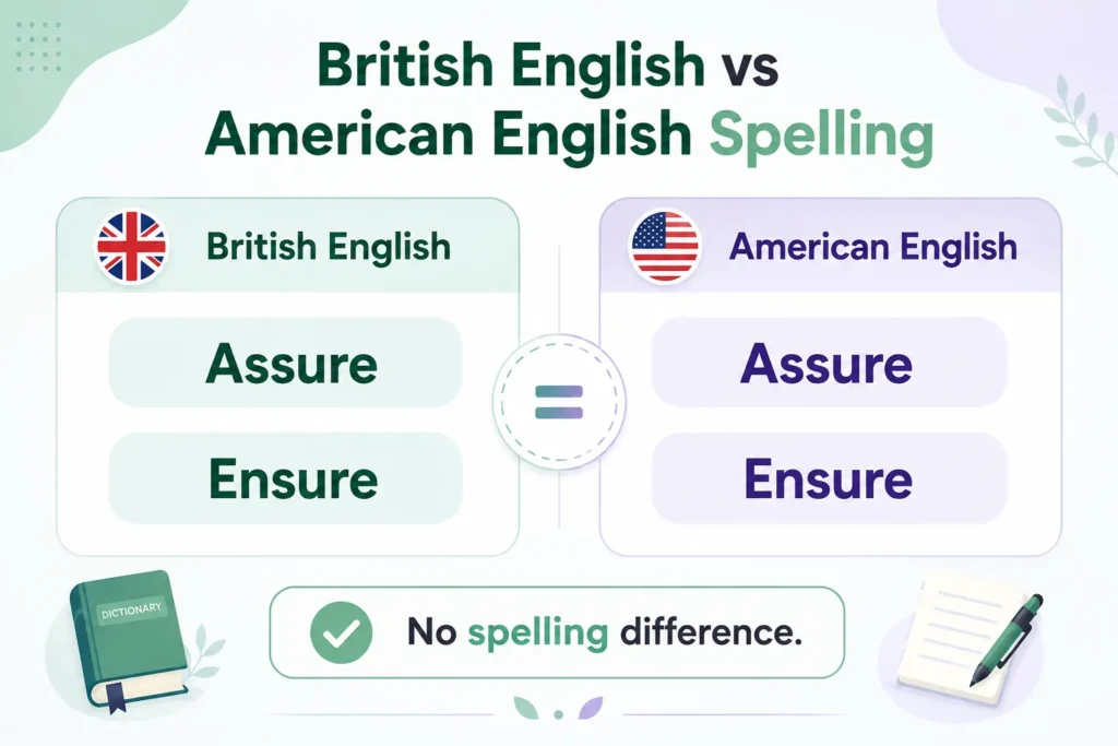 British English vs American English Spelling
