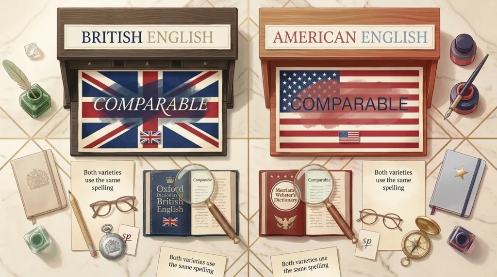 British English vs American English Spelling