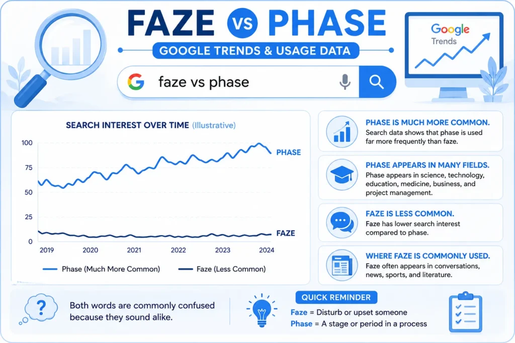 Faze vs Phase – Google Trends & Usage Data