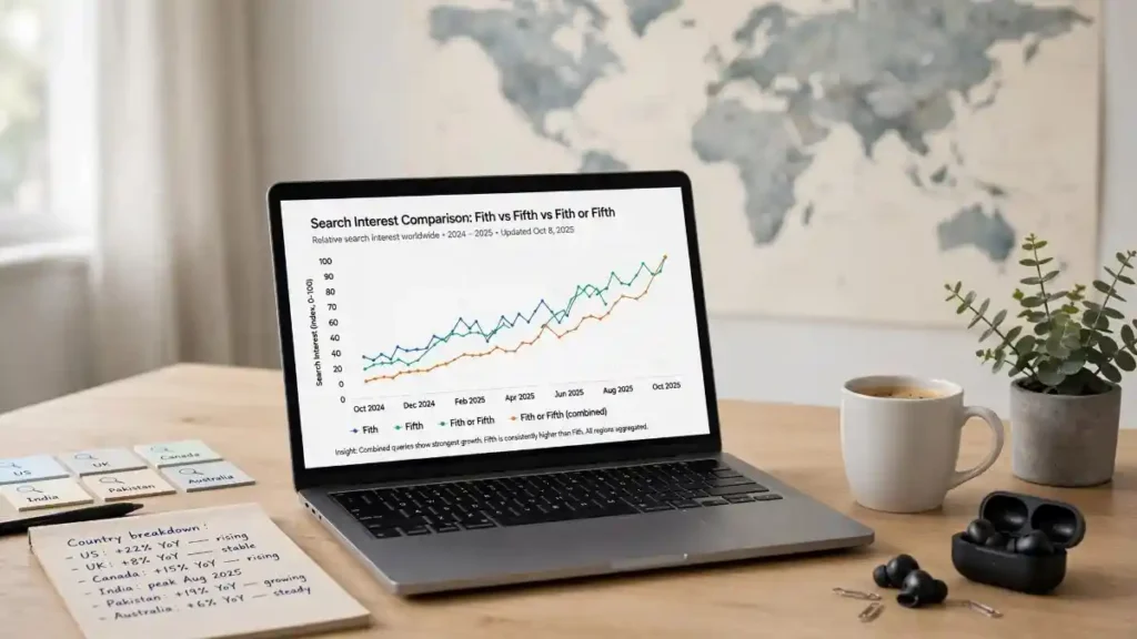Fith or Fifth – Google Trends and Usage Data