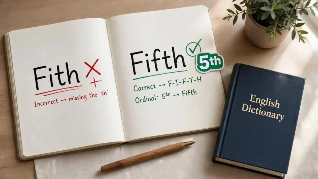 Fith or Fifth – Quick Answer