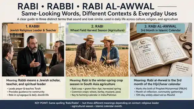 Rabi or Rabbi in Everyday Examples