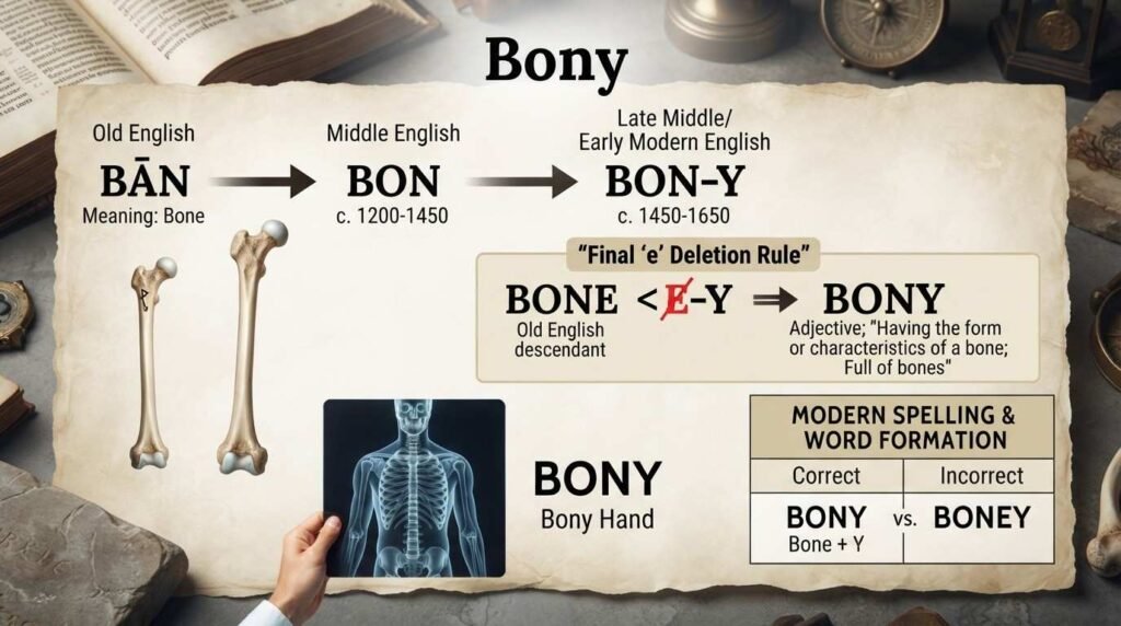 The Origin of Boney or Bony