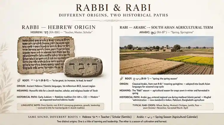 The Origin of Rabi or Rabbi