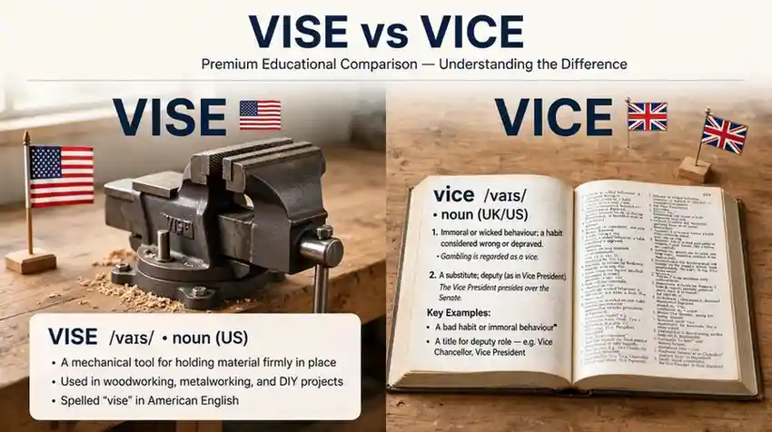Vise or Vice – Quick Answer