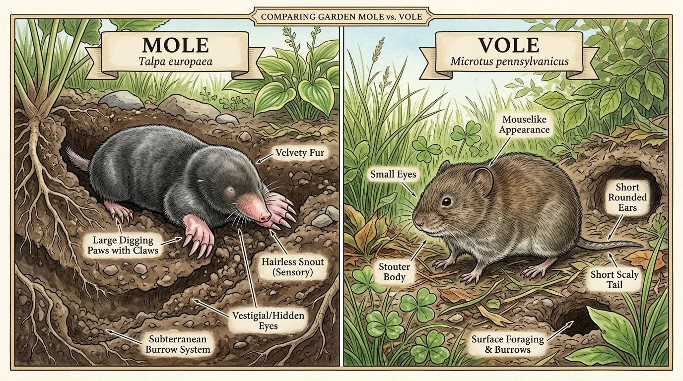 mole or vole