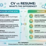 Cv vs Resume