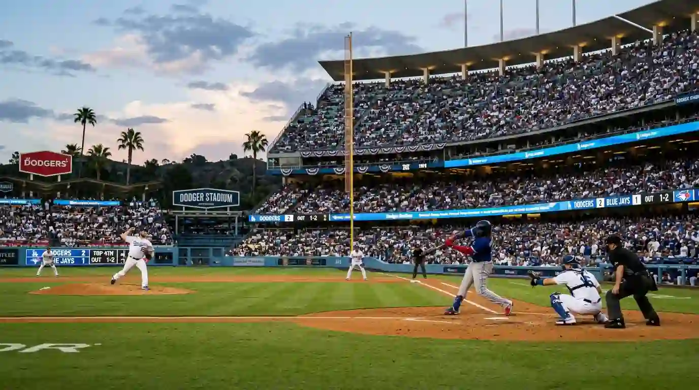 dodgers vs blue jays